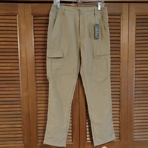 NWT Jiangkuo Men's Tan Cargo Pants